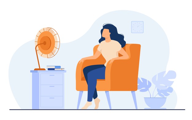 woman-conditioning-air-home-cool-fan